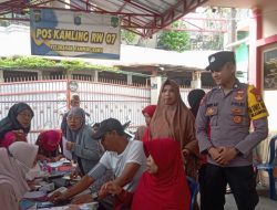 Polisi Hadir di Posyandu, Briptu Robby Ajak Warga Ciptakan Lingkungan Aman dan Peduli Kesehatan