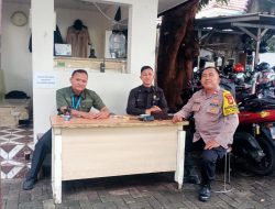 Cegah Curanmor, Bhabinkamtibmas Gondangdia Sambangi Parkiran RS Bunda