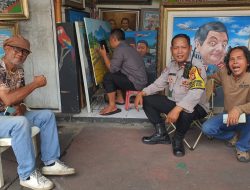 Polisi Peduli Ekonomi Warga Sambangi UMKM HP 27, Imbau Waspada Penipuan Pembayaran elektronik