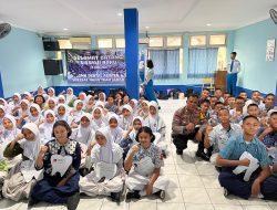Waspada Judi Online, Bhabinkamtibmas Benhil Binluh Kepada Pelajar SMK Pada Masa MPLS