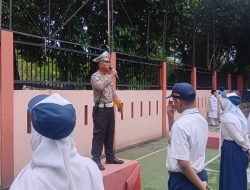 Kanit Lantas Tanah Abang Berikan Binluh Keselamatan Berlalu Lintas “Ops Patuh Jaya – 2025” Kepada Pelajar SMAN 24