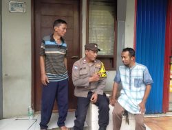 Bhabinkamtibmas Sambangi Tokoh Lingkungan, Ajak Aktif Deteksi Dini Gangguan Kamtibmas di Wilayah Galur