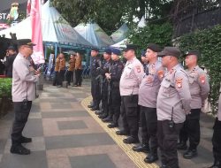 Apel Siaga HAN 2025, Polsek Menteng Amankan Kehadiran Ibu Wapres RI