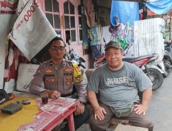 Bhabinkamtibmas Sambangi Warga RT 08 Kampung Rawa, Imbau Waspada Kejahatan 3C