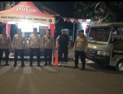 Cegah Curanmor dan Tawuran, Patroli Cipkon Menteng Kawal Perbatasan Tenggulun