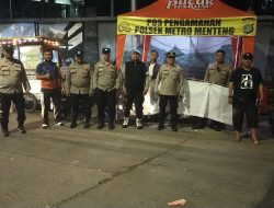 Amankan Malam Menteng, Patroli Cipkon Sisir Perbatasan Kwitang-Kalipasir