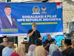 Sosialisasi Empat Pilar Kebangsaan, Arif Rahman Jaring Aspirasi Masyarakat Rangkasbitung
