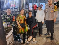 Cegah Tawuran, Bhabinkamtibmas dan Babinsa Sisir Permukiman Kartini