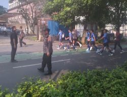 Kawal Timnas Kamboja U-23, Personel Polsubsektor Cikini Amankan Perjalanan Menuju GBK