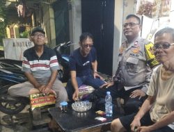 Aiptu Sunarto Bhabinkamtibmas Johar Baru Sambangi RW 11, Bangun Sinergi Jaga Lingkungan Aman