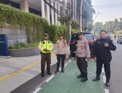 Polsek Menteng Amankan Syukuran HUT ke-74 Ketum NasDem Surya Paloh di DPP NasDem