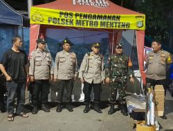 Malam Aman, Polsek Menteng Patroli Cipkon di Perbatasan Kalipasir–Kwitang
