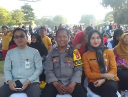 Lapangan Banteng Meriah Bhabinkamtibmas Pasar Baru, Hadiri Kegiatan Ekspresi Seni Siswa
