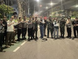 Patroli Cipta Kondisi Tiga Pilar di Johar Baru, Antisipasi Tawuran dan Kejahatan Jalanan