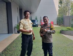 Polsek Metro Gambir Perkuat Pengawasan Kamtibmas di Perkantoran, Sambangi Indra Graha Office