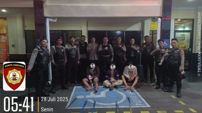 Patroli Presisi Gagalkan Aksi Tawuran, 3 Pemuda Diamankan di Kalibaru Timur