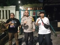 Bhabinkamtibmas Menteng Sambangi Satkamling, Tegaskan Waspada Cegah Kriminalitas