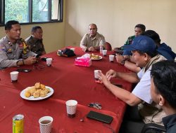 Bhabinkamtibmas Karet Tengsin Hadiri Rakor FKDM Dihadiri Tiga Pilar