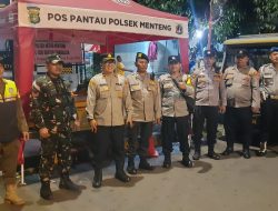 Perkuat Keamanan, Patroli 3 Pilar Jaga Perbatasan Menteng Tenggulun Tetap Kondusif