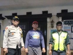 Sambang Poskamling RW 07, Bhabinkamtibmas Perkuat Peran Keamanan Warga