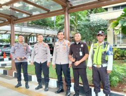 Polsek Tanah Abang Lakukan Patroli dan Sambang di Kawasan Kemendikbud RI