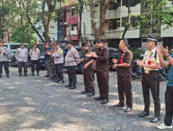 Pengamanan Polsek Sawah Besar Di PT Suprajaya, Tiga Aliansi Gelar Aksi Unjuk Rasa