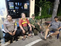Bhabinkamtibmas Sambangi Poskamling RW 04 Kelurahan Gunung Sahari Utara