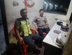 Sambangi Poskamling RW 07, Polisi Ajak Warga Aktif Cegah Gangguan Kamtibmas di Johar Baru