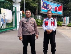 Polsek Metro Gambir Laksanakan Patroli Strong Point di Kawasan Monas