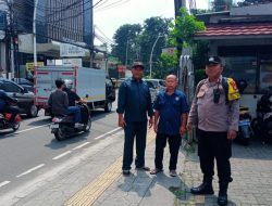 Waspada Kejahatan Jalanan, Bhabinkamtibmas Gondangdia Sambangi RT 02 RW 02
