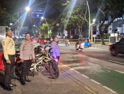 Polisi Siaga di Berbagai Titik Rawan Wilayah Hukum Polsek Sawah Besar