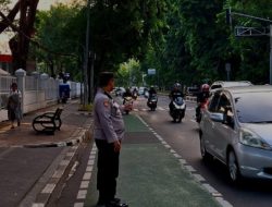 Kanit Samapta Berikan Pelayanan Pagi, Cegah Kejahatan Dan Pengaturan Arus Lalulintas