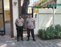 Bhabinkamtibmas Menteng Koordinasi Ketat, Amankan Pemilu Mesir