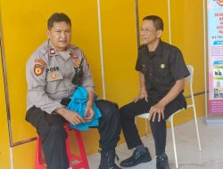 Polri Hadir Dan Jalin Silaturahmi Dengan Security Kebon Kacang
