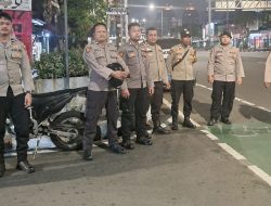 Polsek Johar Baru Gelar Patroli Cipta Kondisi, Antisipasi Guantibmas Dini Hari
