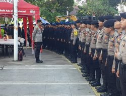 Apel Siaga, Polsek Metro Menteng Kawal Doa Kebangsaan 80 Tahun Indonesia Merdeka
