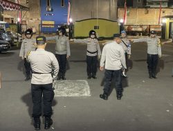 Wakapolsek Johar Baru Pimpin Apel Patroli Cipta Kondisi, Antisipasi Gangguan Kamtibmas di Tengah Malam