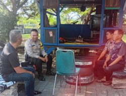 Bhabinkamtibmas Duri Pulo Laksanakan Patroli dan Sambang, Sampaikan Imbauan Kamtibmas kepada Warga