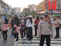 Kapolsubsektor Sarinah Himbau Warga Waspada Saat CFD, Jaga Barang dan Anak-Anak