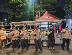 Tingkatkan Keamanan Malam, Patroli 3 Pilar Menteng Sisir Perbatasan Tenggulun