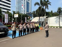 Apel. Pengamanan Unjuk Rasa Polsek Sawah Besar Di Kantor OJK Sawah Besar