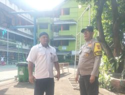 Cegah Tawuran Pelajar, Bhabinkamtibmas Sambangi SMK Negeri 31 Jakarta