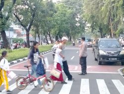 Polsek Kemayoran Intensifkan Plotting Pagi, Pastikan Pelajar Aman Menuju Sekolah
