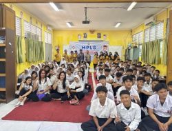 Polsek Cempaka Putih Berikan Penyuluhan Pada MPLS SKB 16, Tekan Potensi Kenakalan Remaja Sejak Dini