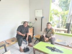 Dekatkan Diri dengan Warga, Bhabinkamtibmas Sambangi Warga Gunung Sahari Utara
