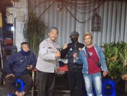 Sambangi Pos Kamling, Polisi Imbau Warga RW 07 Waspadai Curanmor dan Tawuran