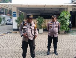 Pengamanan Ketat di Kantor BPN Jakpus, Polsek Kemayoran Laksanakan Apel Siaga