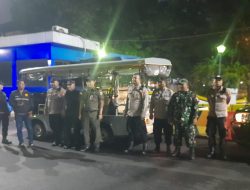 Patroli Malam di Jalan Teuku Umar, Polsek Metro Menteng Jaga Situasi Tetap Kondusif