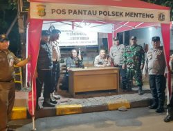 Tiga Pilar Menteng Siaga Malam Amankan Perbatasan Menteng-Tenggulun