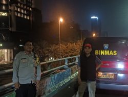 Bhabinkamtibmas Kemayoran Pimpin Patroli Dini Hari Cegah 3 Cepu dan Balap Liar